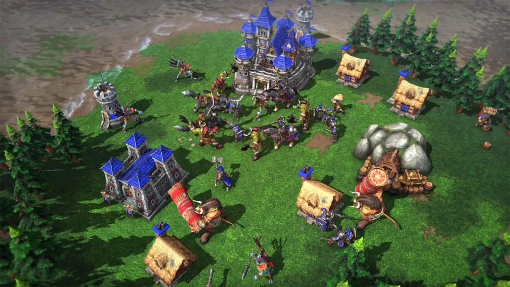 A screenshot of Warcraft III remastered.